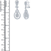 1.88ct 18k White Gold Diamond Earring